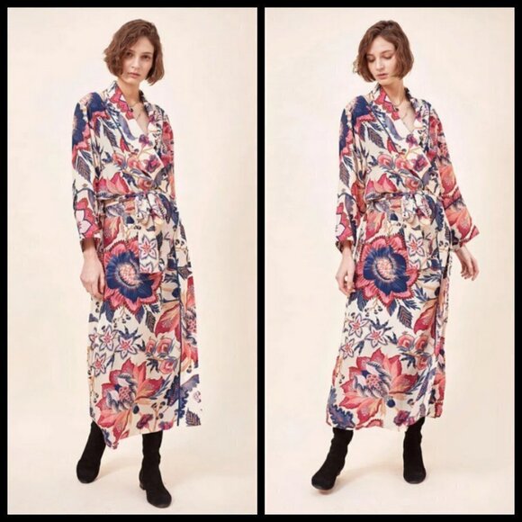 💕CHUFY💕 Vlad Robe ~ Nicu Print Medium-Large M-L NWT - Picture 9 of 16